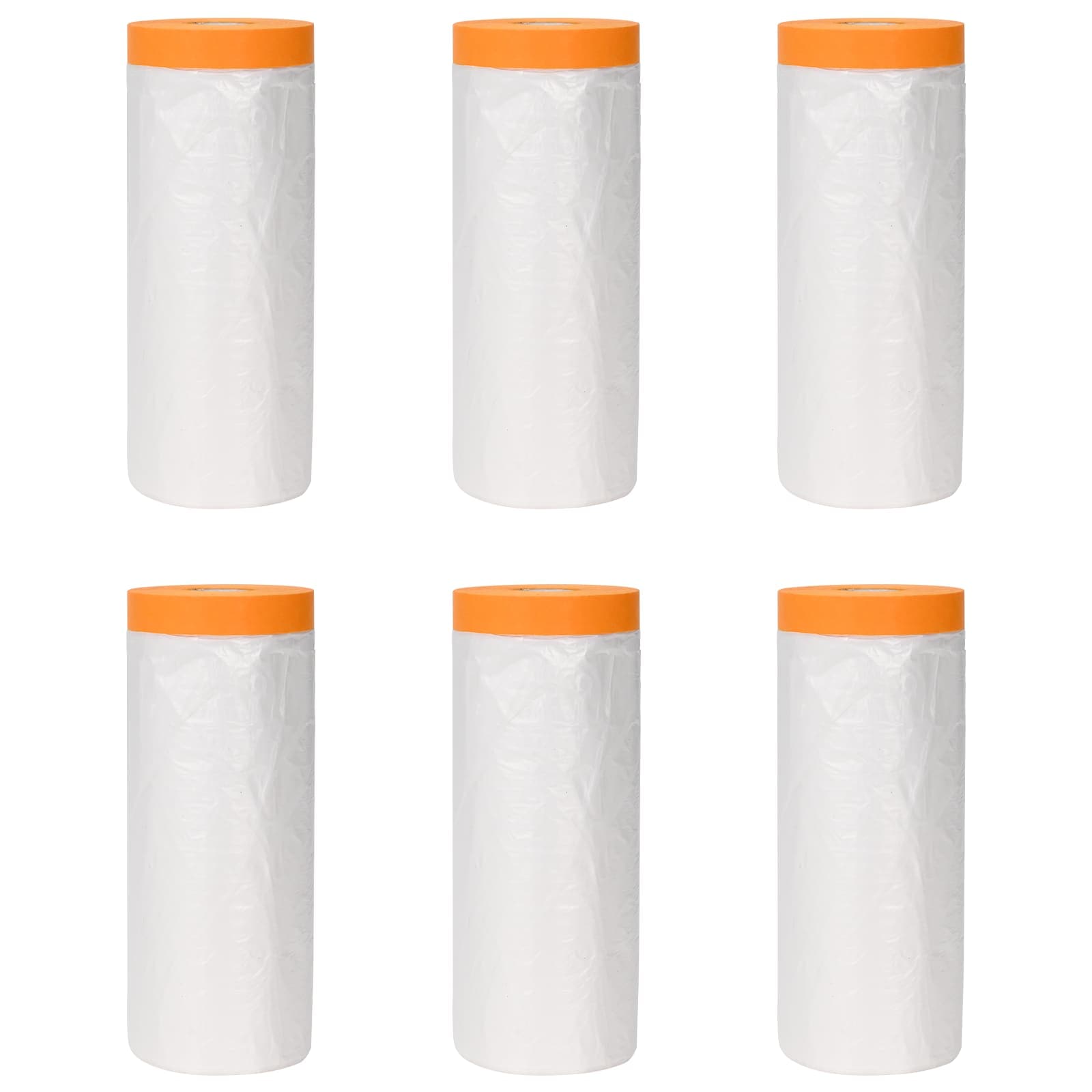 Pölysuojus Liimateipillä 6 Pcs Läpinäkyvä 210 X 2000 Cm Hdpe