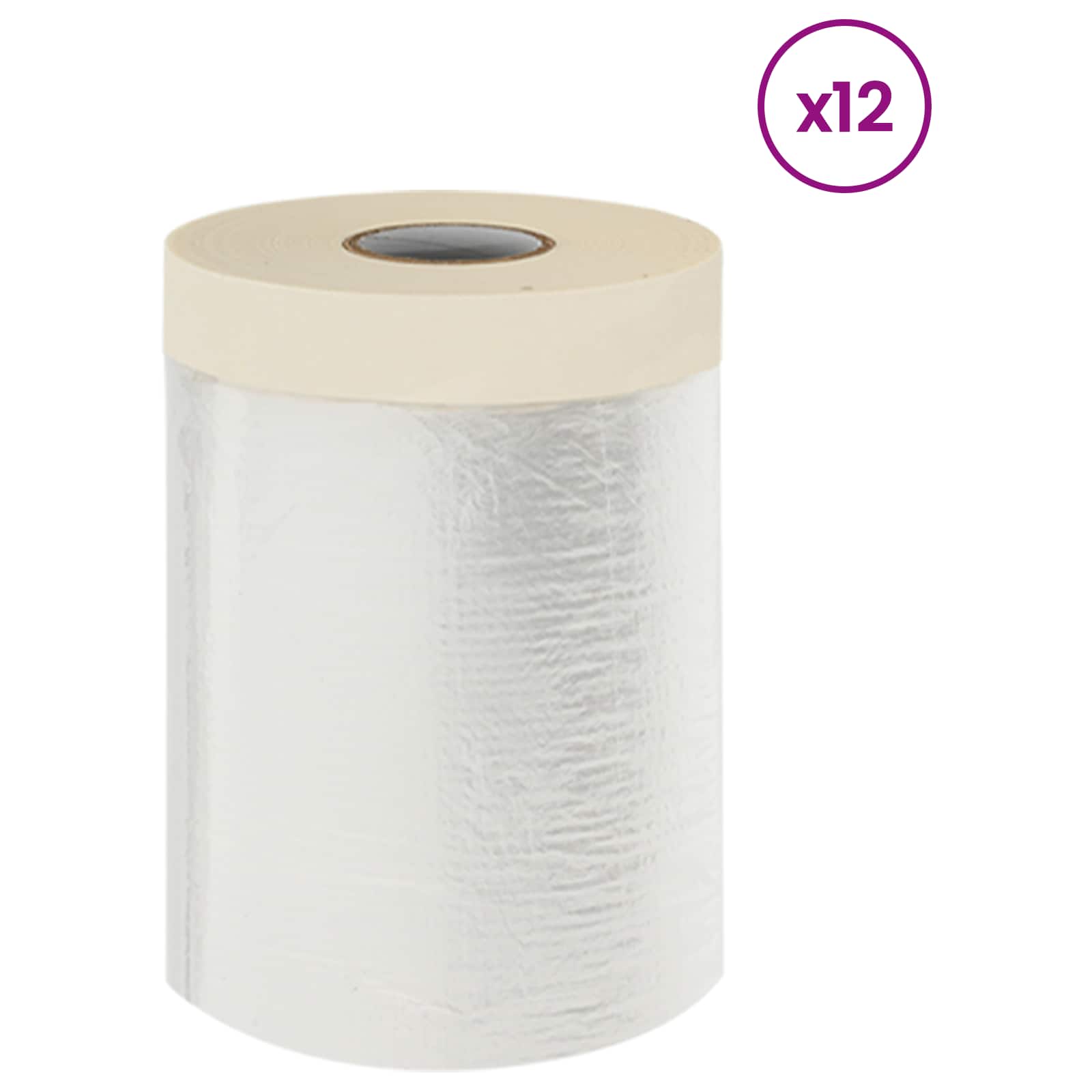 Pölylakana Liimalla 12 Pcs Läpinäkyvä 30 X 3300 Cm Hdpe