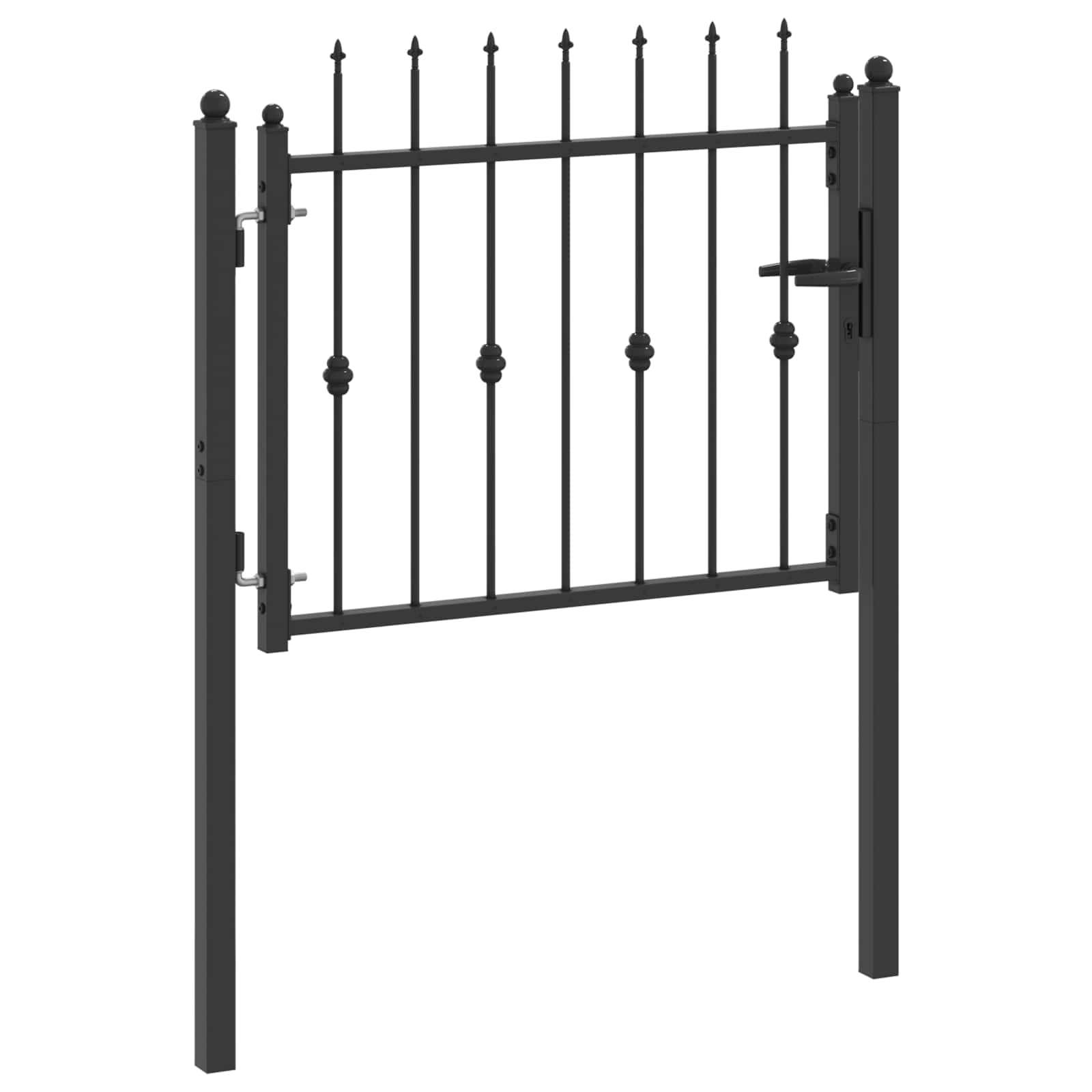 Aitausportti Horst 100 X 75 Cm Metalli Musta Lukittava