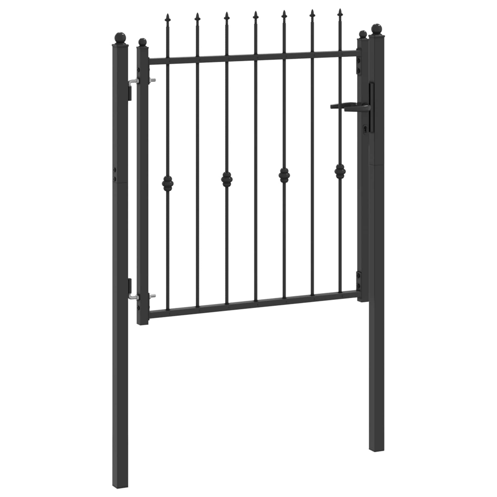Aitausportti Horst 100 X 100 Cm Metalli Musta Lukittava