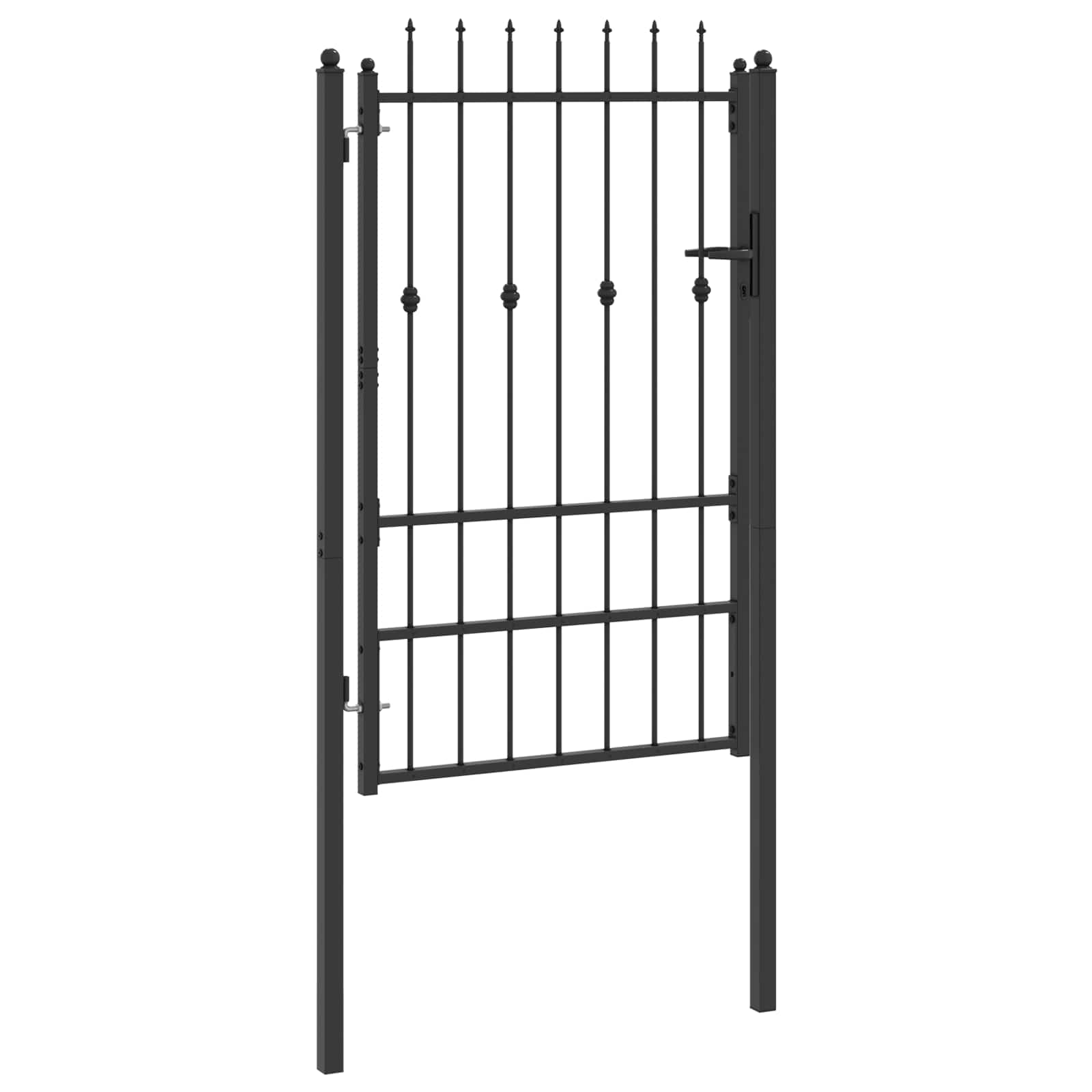 Aitausportti Horst 100 X 150 Cm Metalli Musta Lukittava