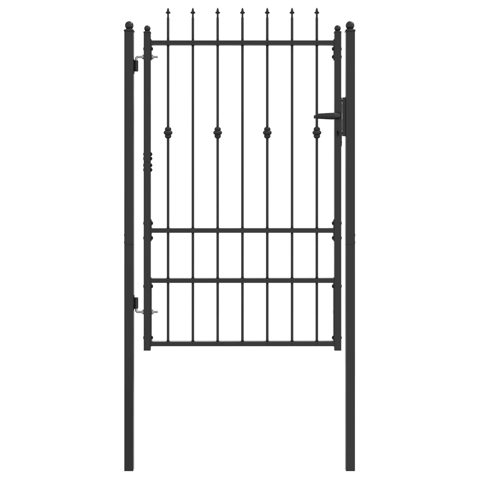 Aitausportti Horst 100 X 150 Cm Metalli Musta Lukittava