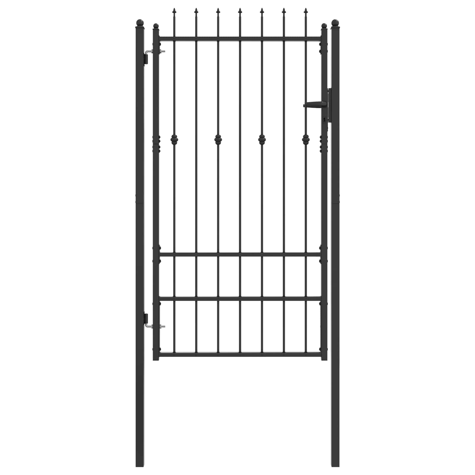 Aitausportti Horst 100 X 175 Cm Metalli Musta Lukittava