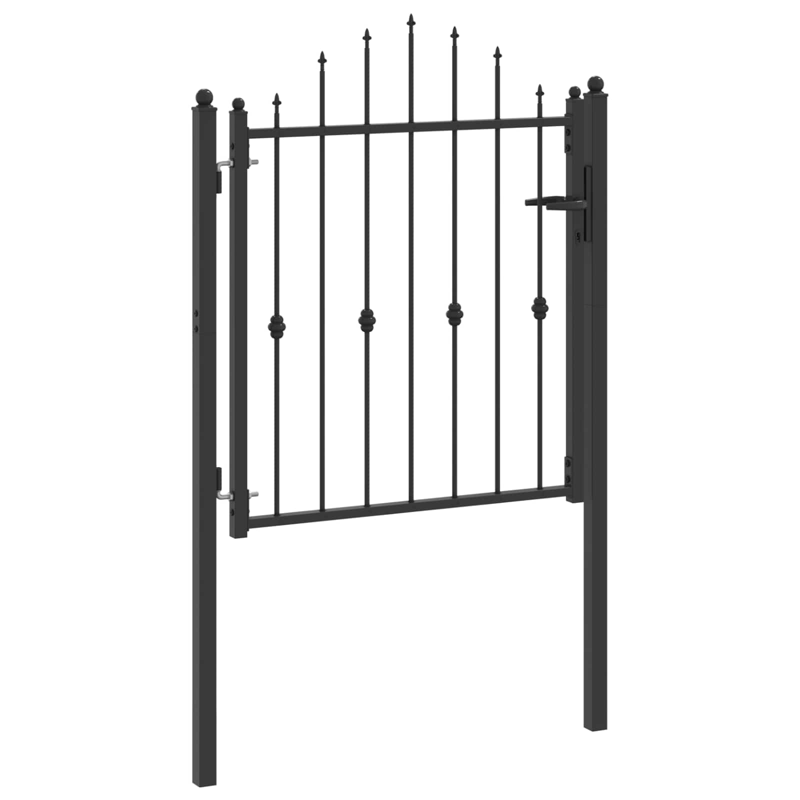 Aitausportti Horst 100 X 100 Cm Metalli Musta Lukittava