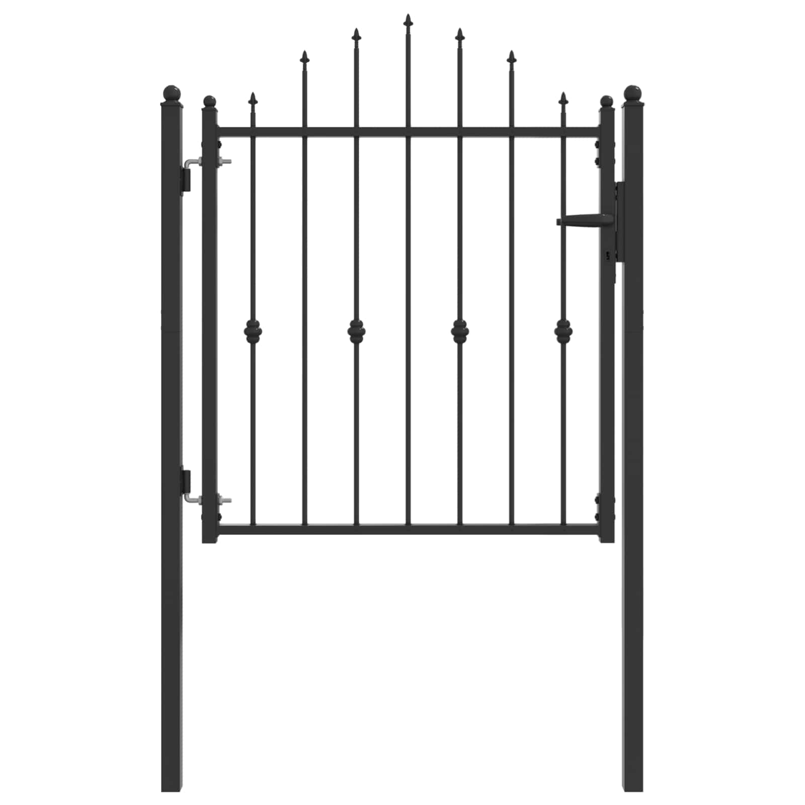 Aitausportti Horst 100 X 100 Cm Metalli Musta Lukittava