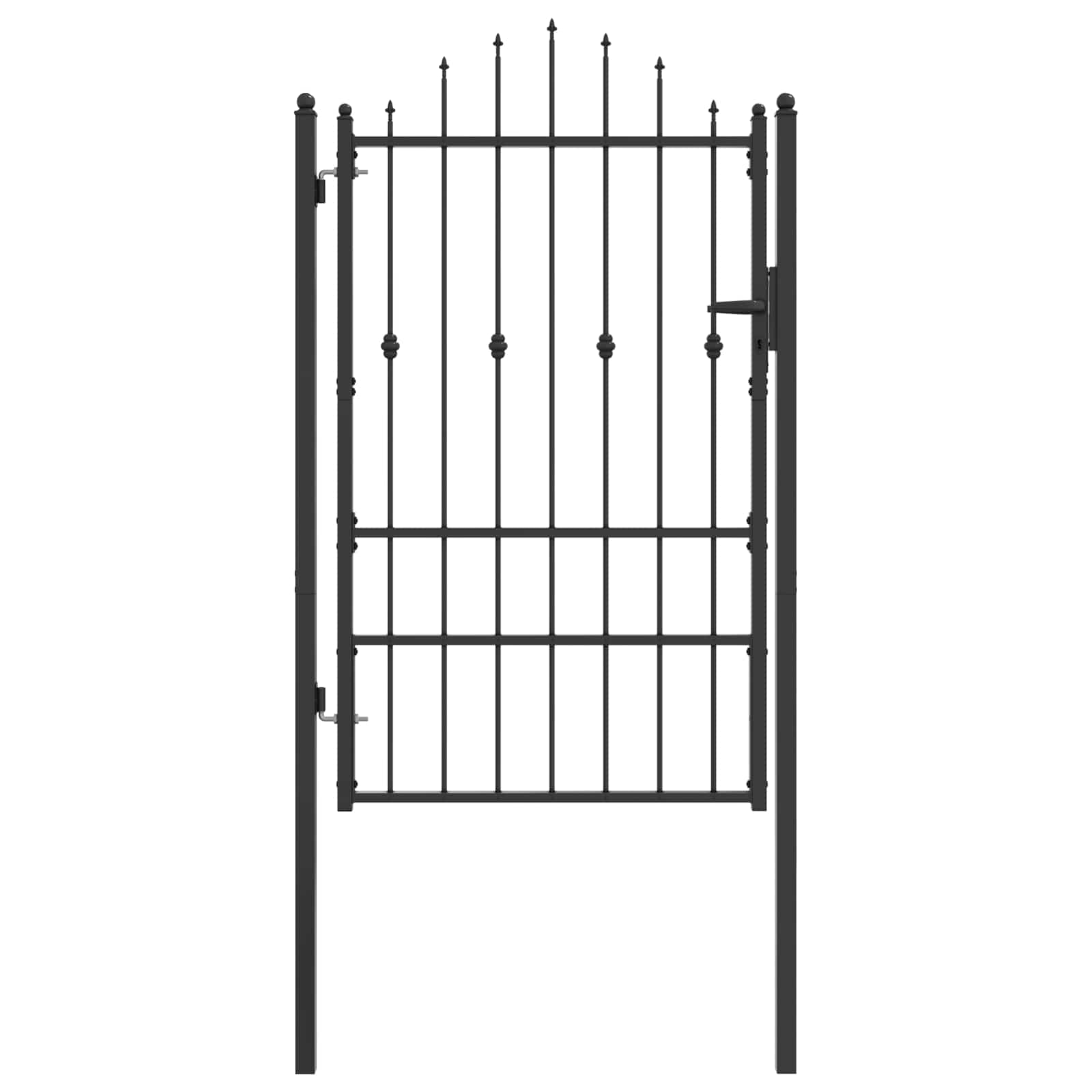 Aitausportti Horst 100 X 150 Cm Metalli Musta Lukittava