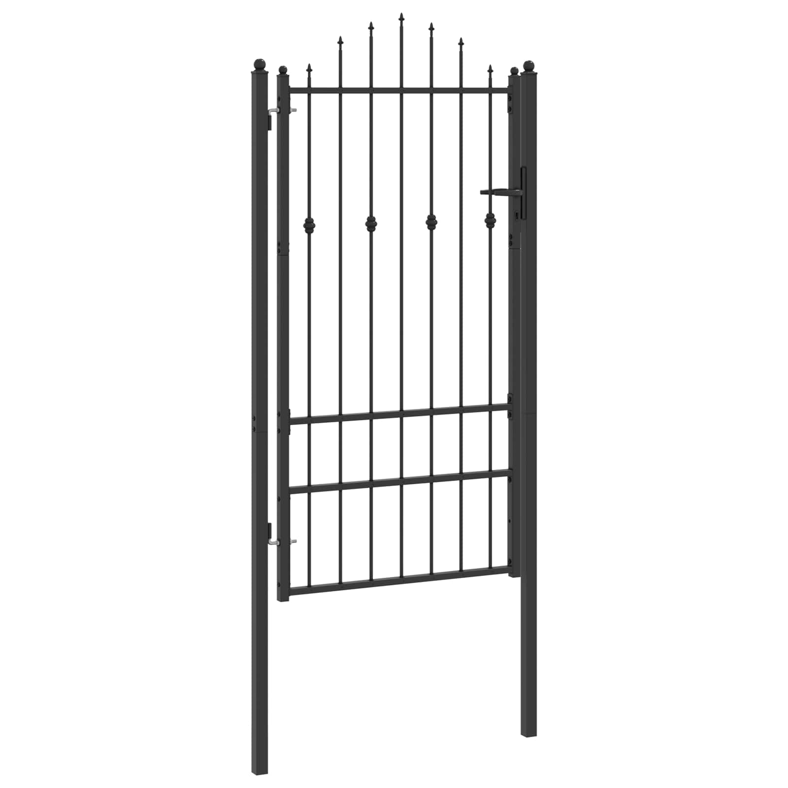 Aitausportti Horst 100 X 175 Cm Metalli Musta Lukittava
