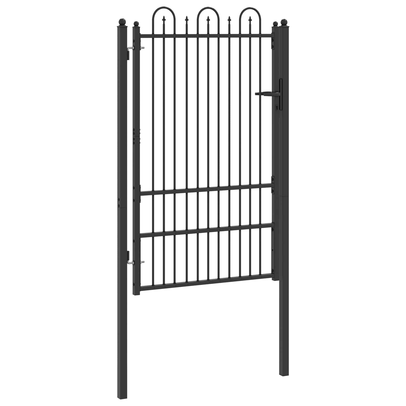 Aitausportti Horst 100 X 150 Cm Teräs Musta Lukittava