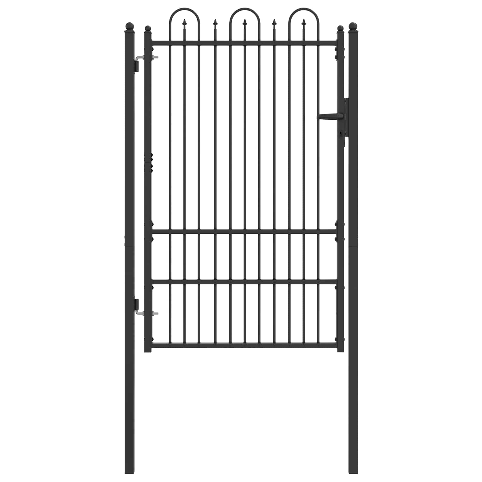Aitausportti Horst 100 X 150 Cm Teräs Musta Lukittava