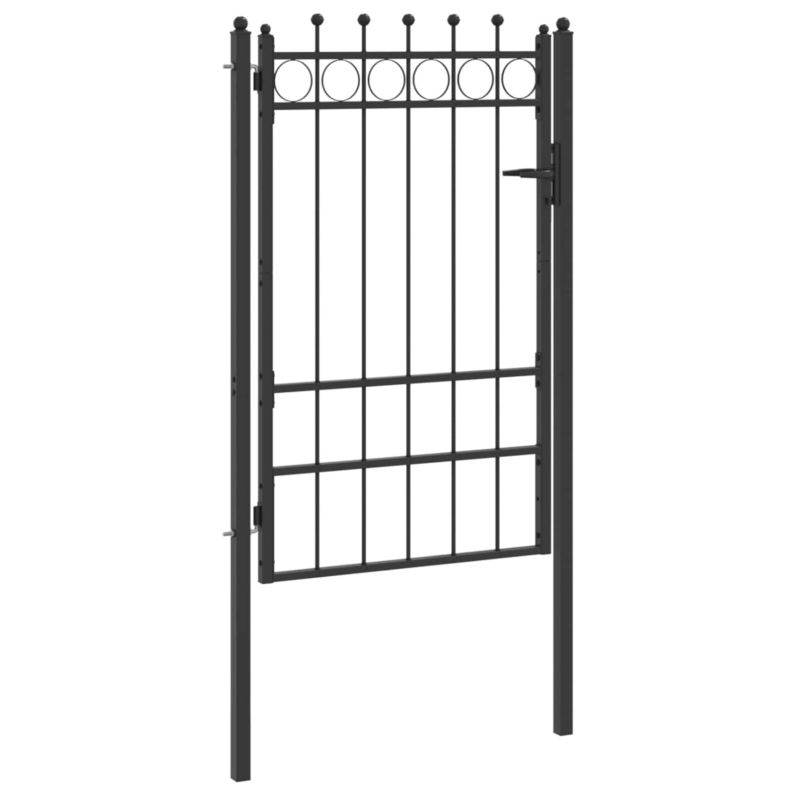 Aitausportti Horst 100 X 150 Cm Metalli Musta Lukittava