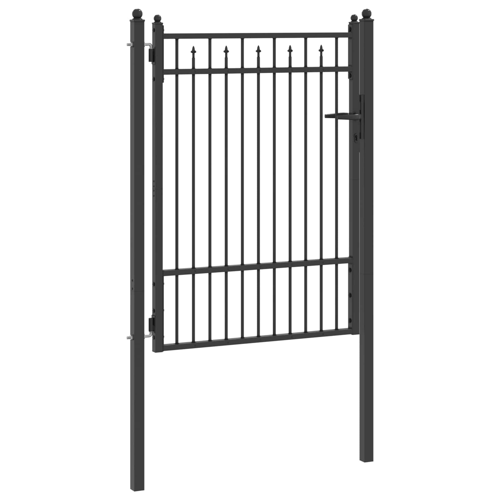 Aitausportti Horst 100 X 125 Cm Metalli Musta Lukittava