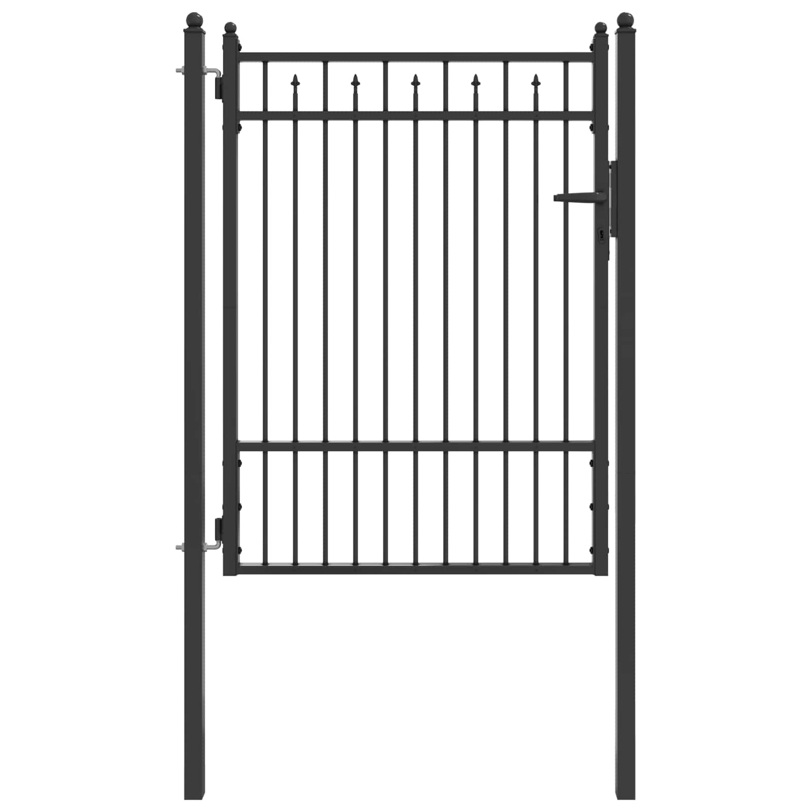Aitausportti Horst 100 X 125 Cm Metalli Musta Lukittava