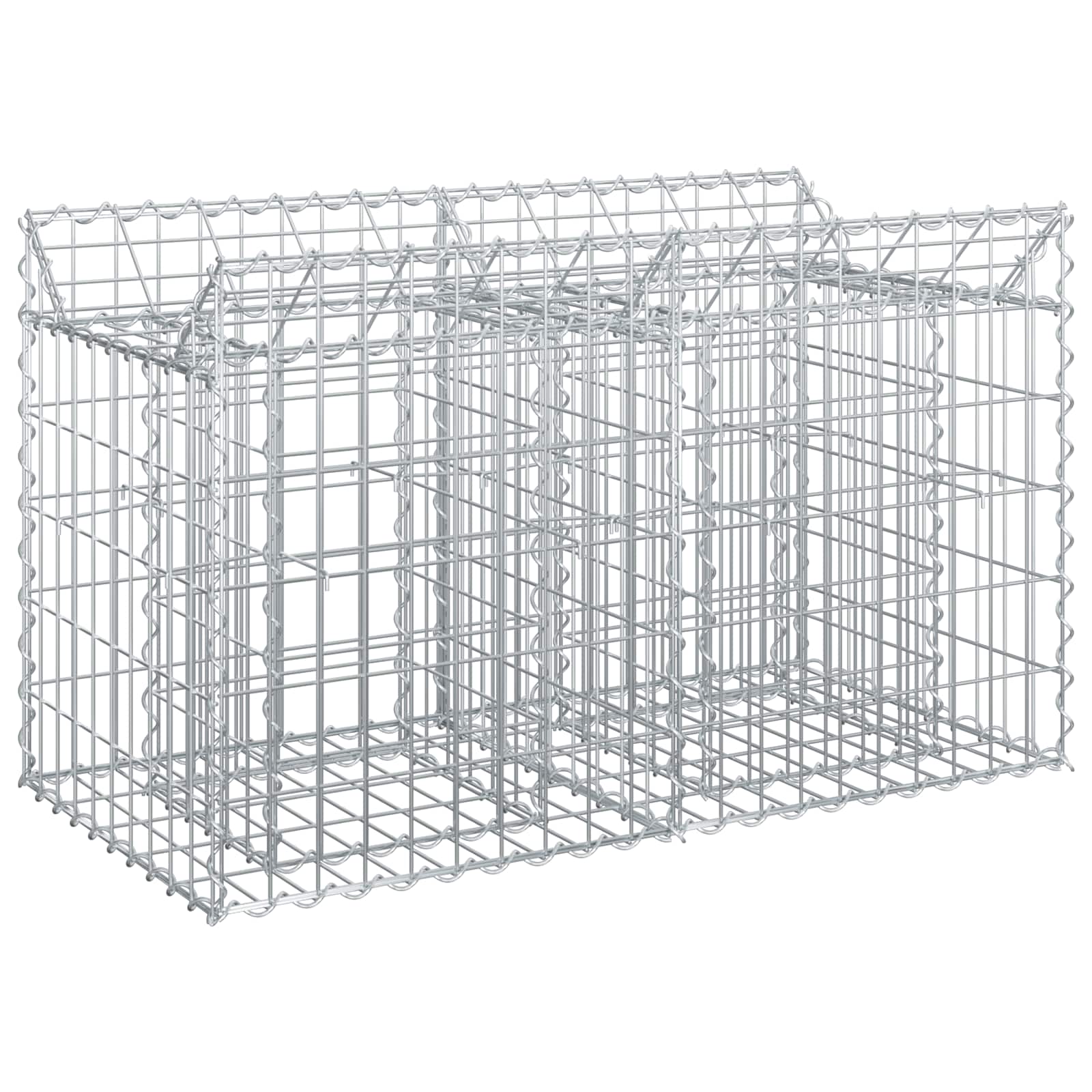 Gabion Kohotettu Peti Hopea