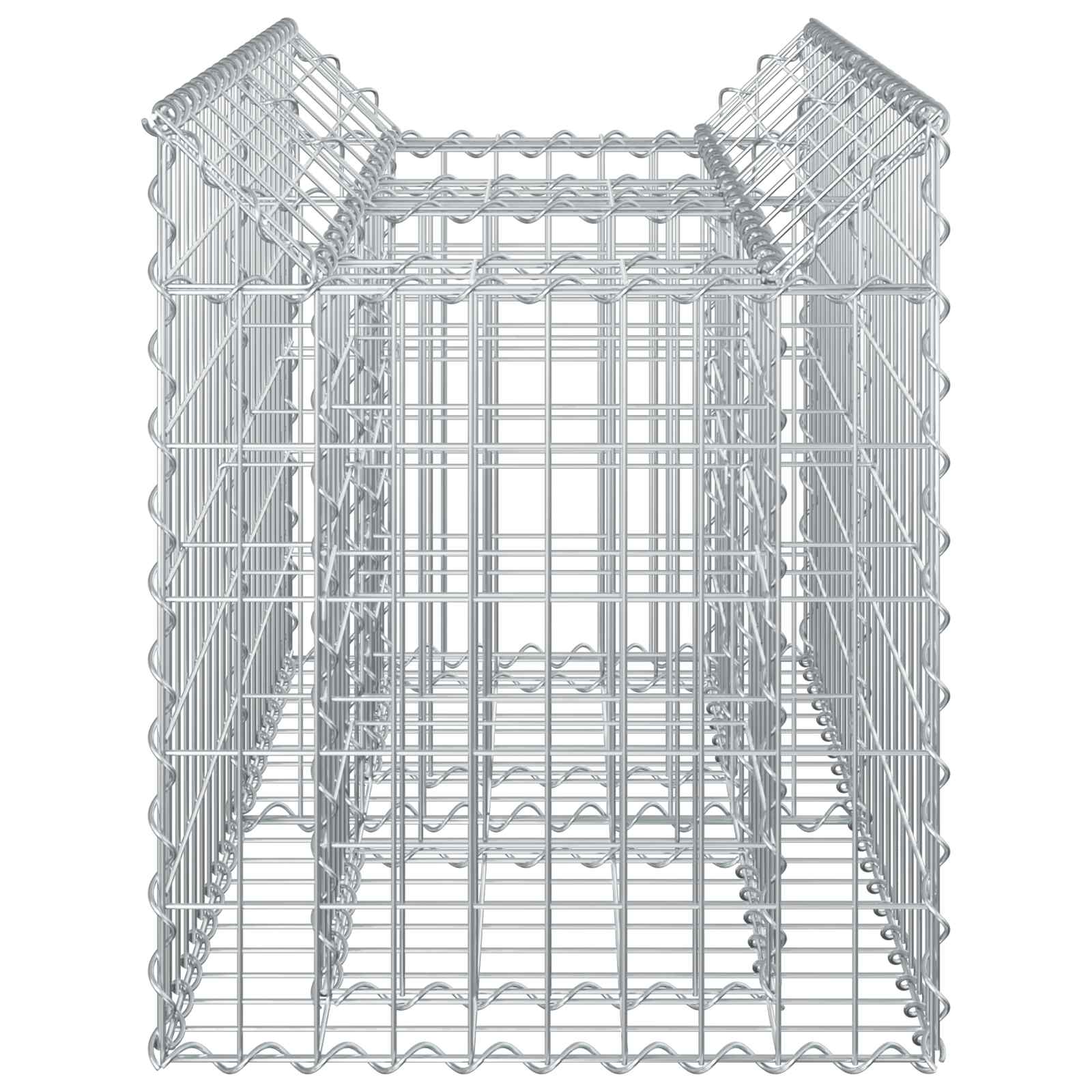 Gabion Kohotettu Peti Hopea
