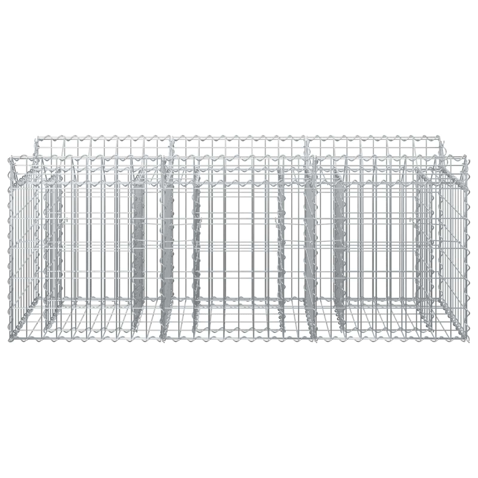 Gabion Kohotettu Peti Hopea