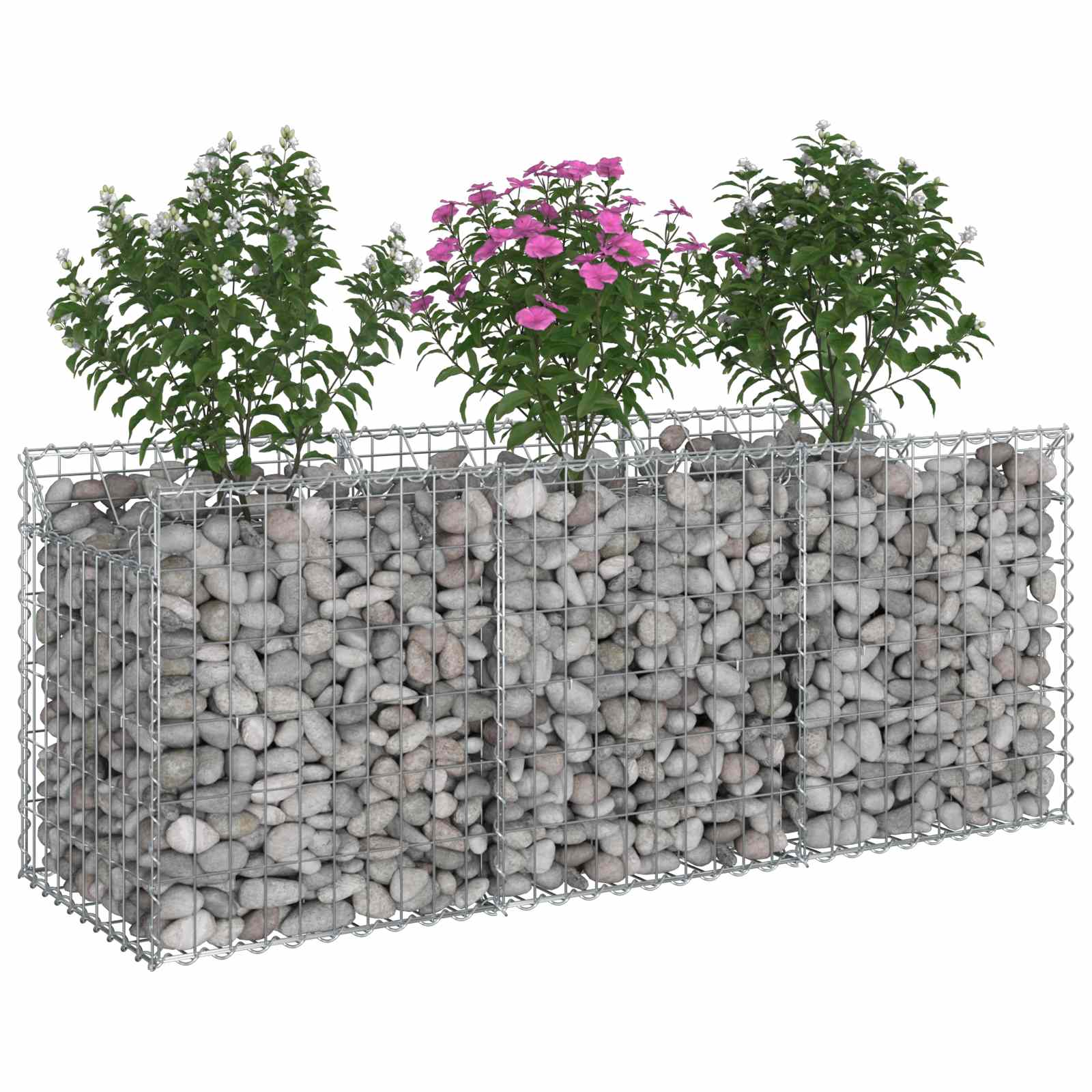 Gabion Kohotettu Peti Hopea