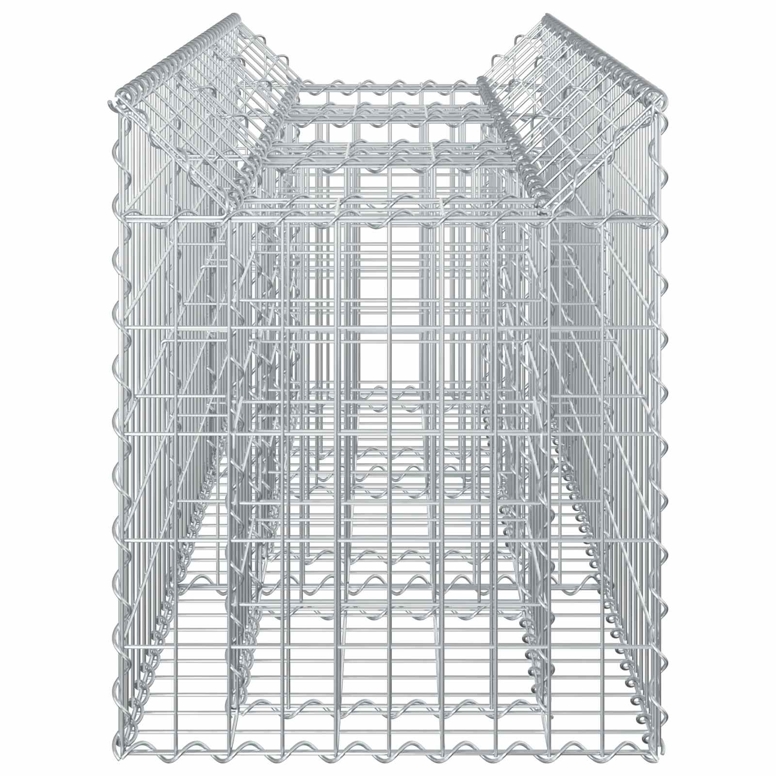 Gabion Kohotettu Peti Hopea