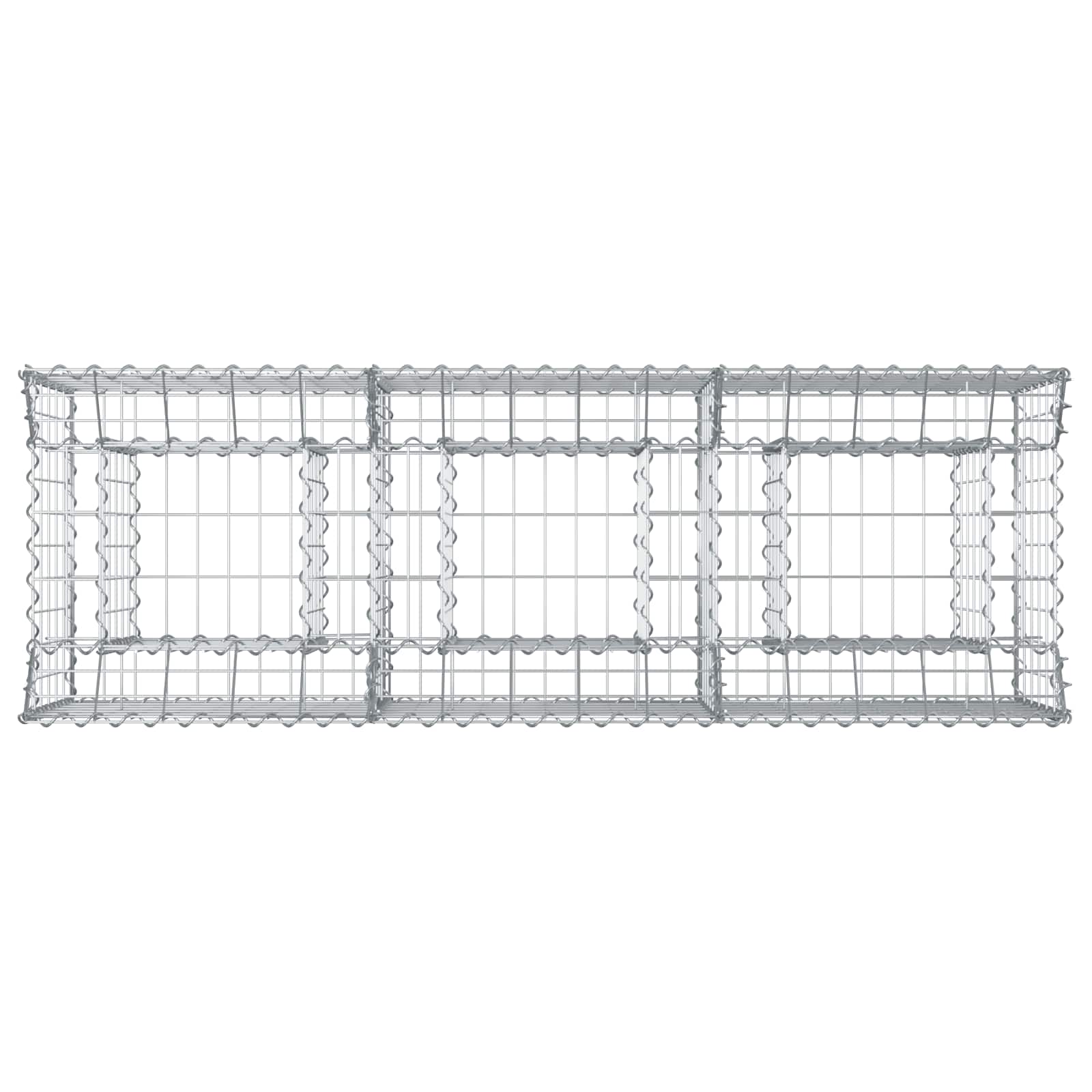 Gabion Kohotettu Peti Hopea