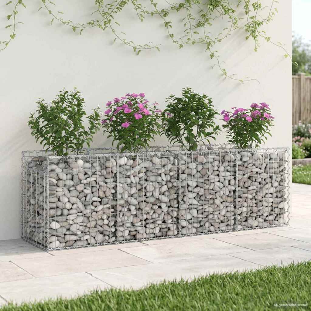 Gabion Kohotettu Peti Hopea