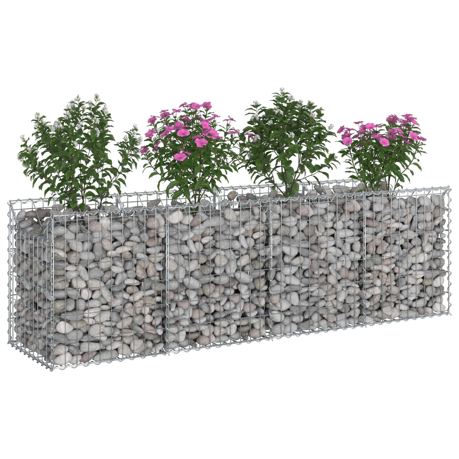 Gabion Kohotettu Peti Hopea