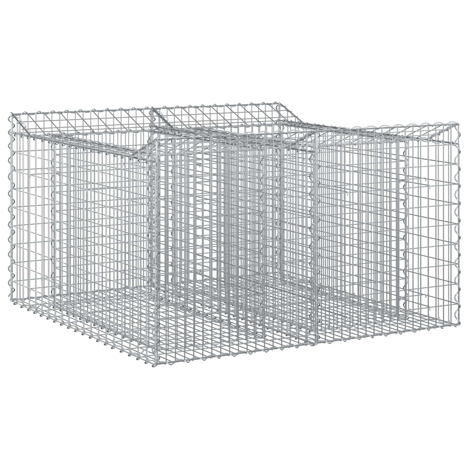 Gabion Kohotettu Peti Hopea