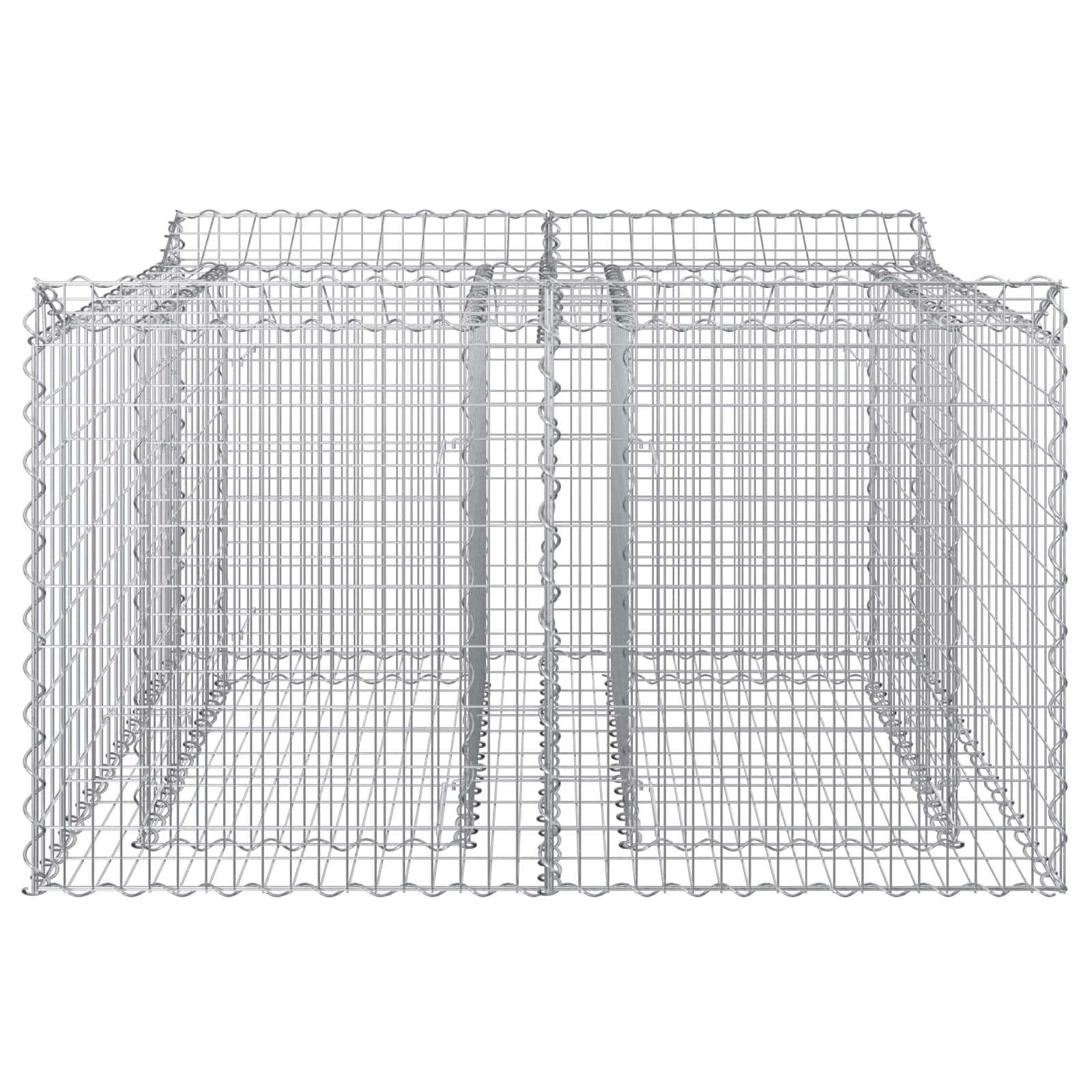 Gabion Kohotettu Peti Hopea