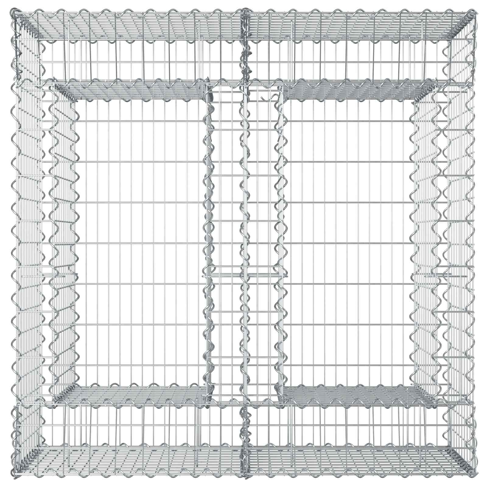 Gabion Kohotettu Peti Hopea
