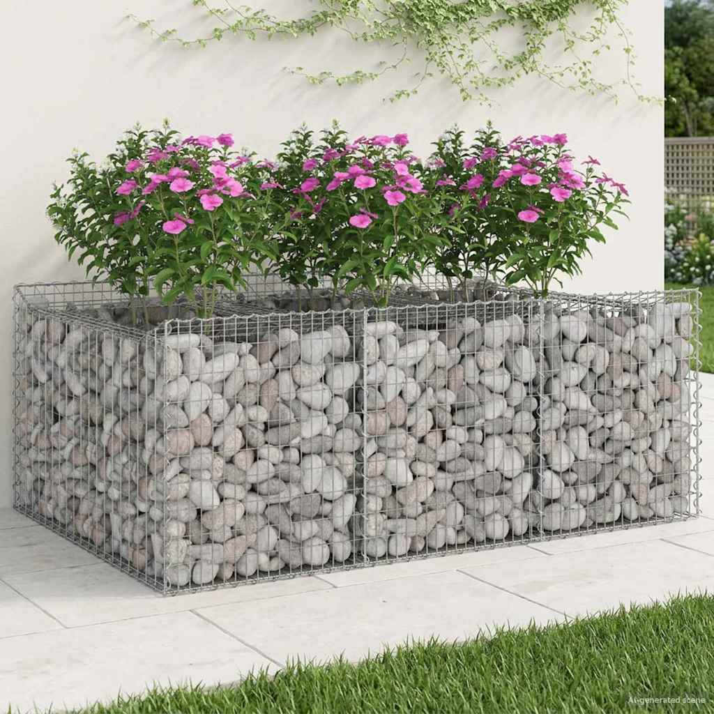 Gabion Kohotettu Peti Hopea