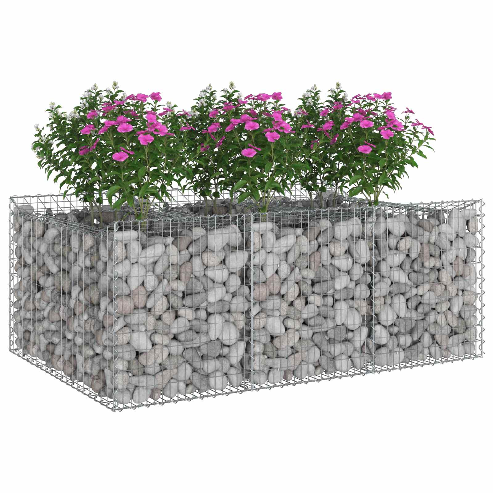 Gabion Kohotettu Peti Hopea