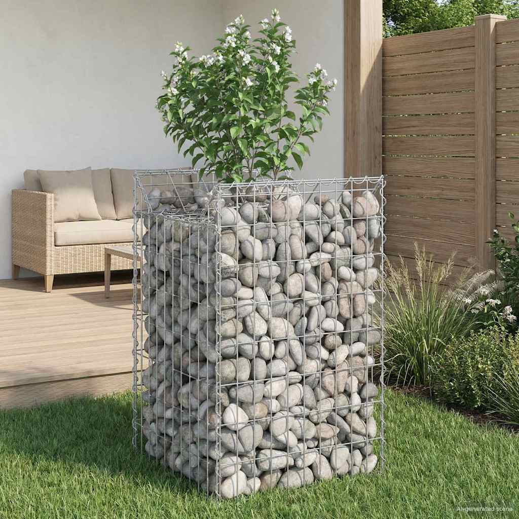Gabion Kohotettu Peti Hopea