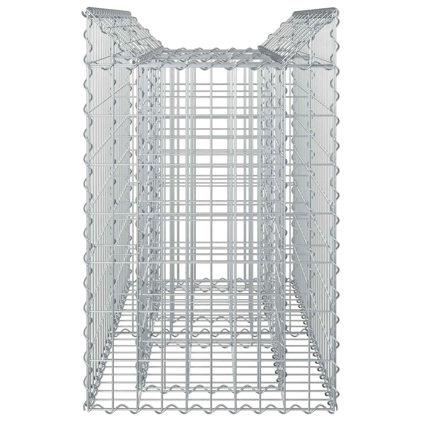 Gabion Kohotettu Peti Hopea