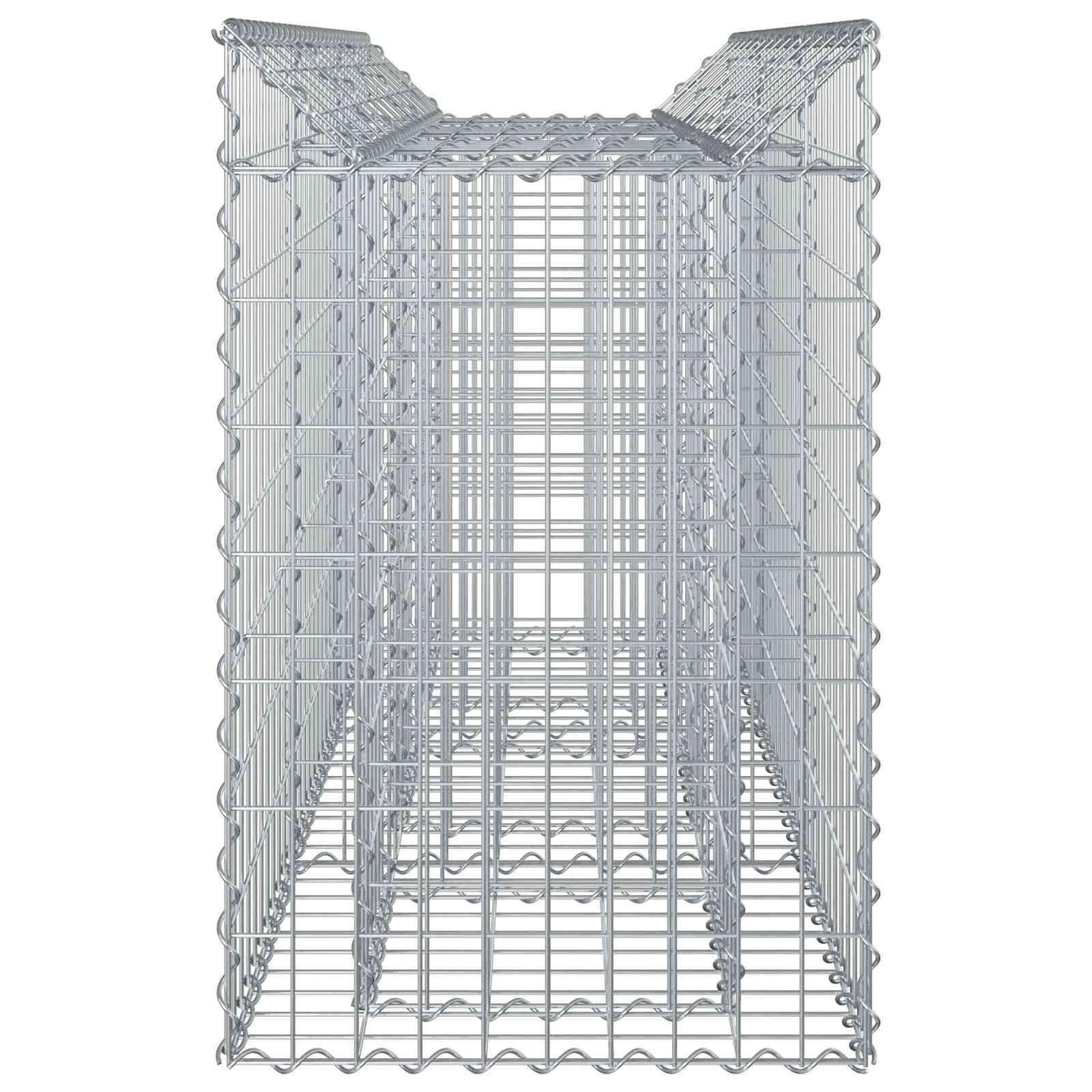 Gabion Kohotettu Peti Hopea