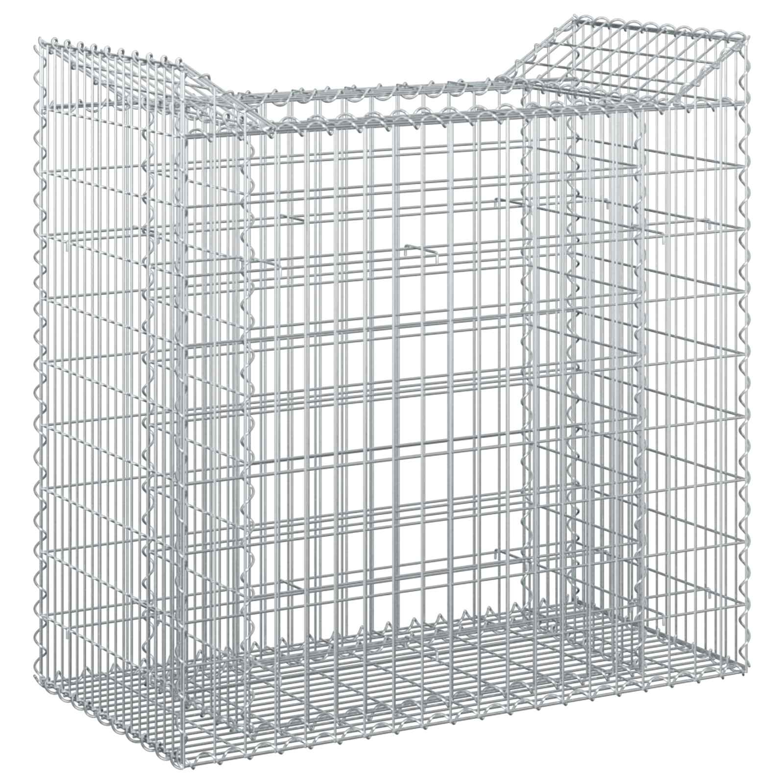 Gabion Kohotettu Peti Hopea