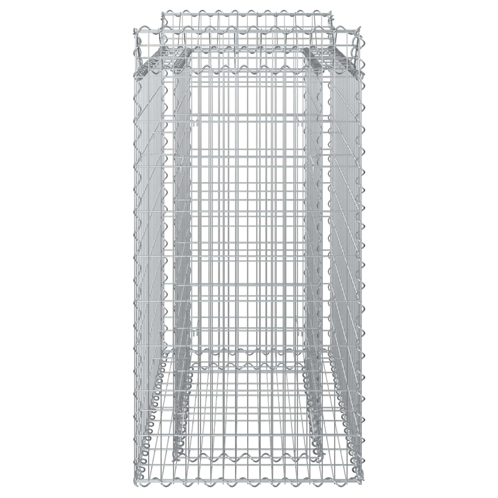 Gabion Kohotettu Peti Hopea