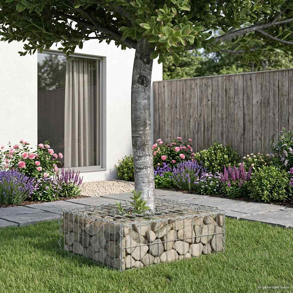 Gabion Kohotettu Peti Hopea