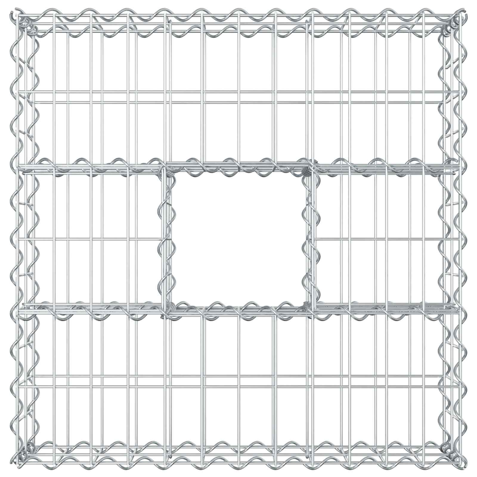 Gabion Kohotettu Peti Hopea