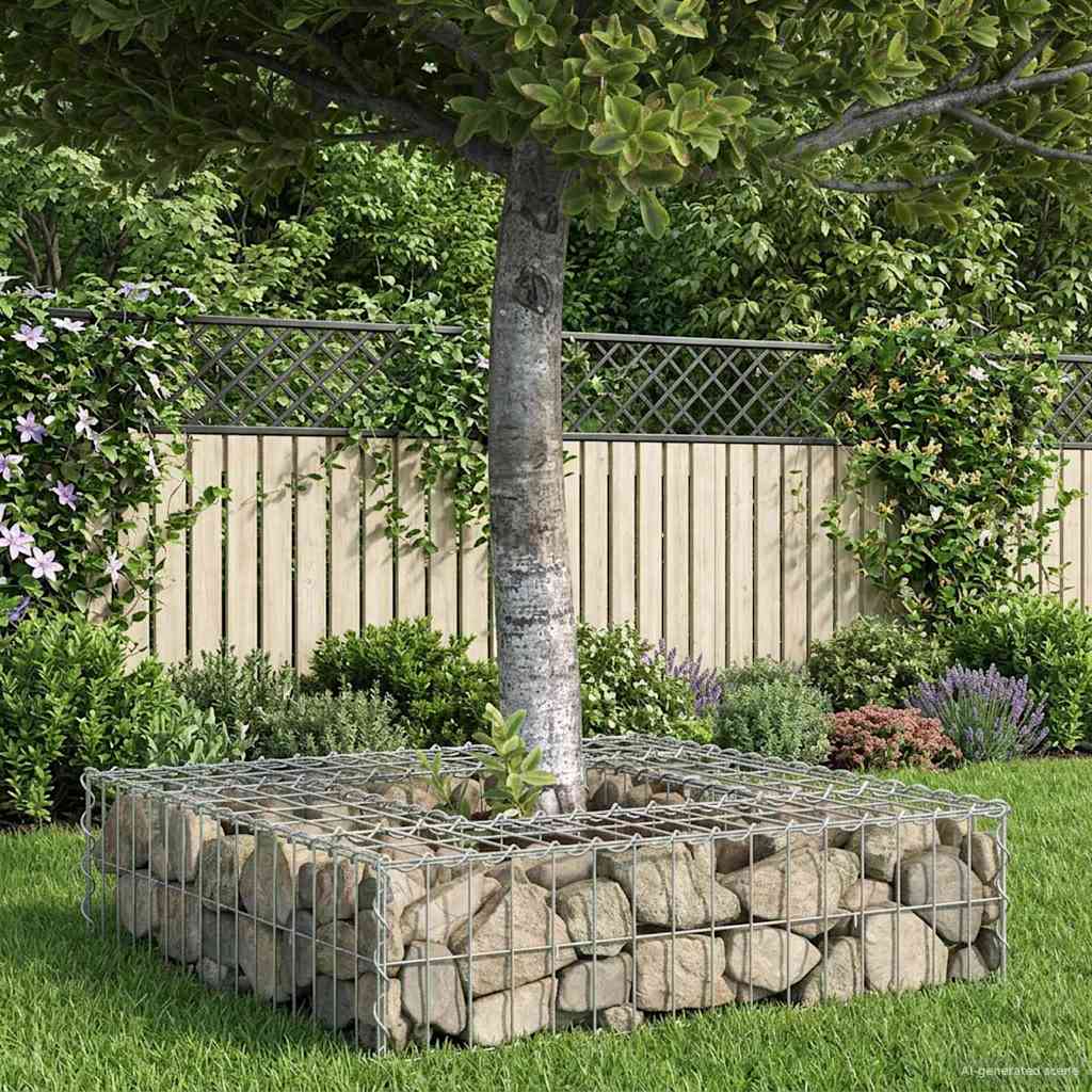 Gabion Kohotettu Peti Hopea