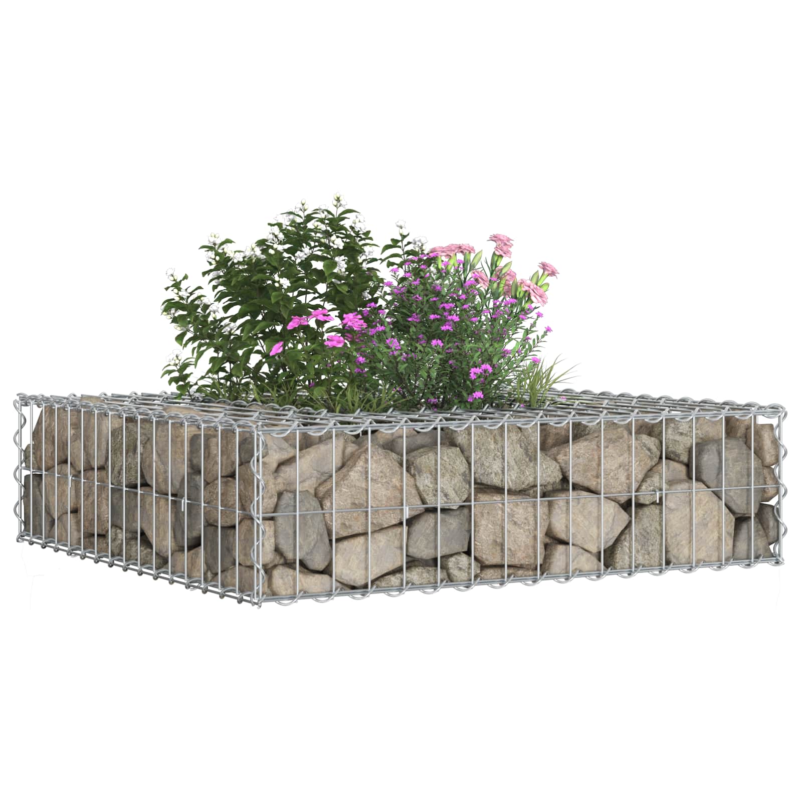 Gabion Kohotettu Peti Hopea