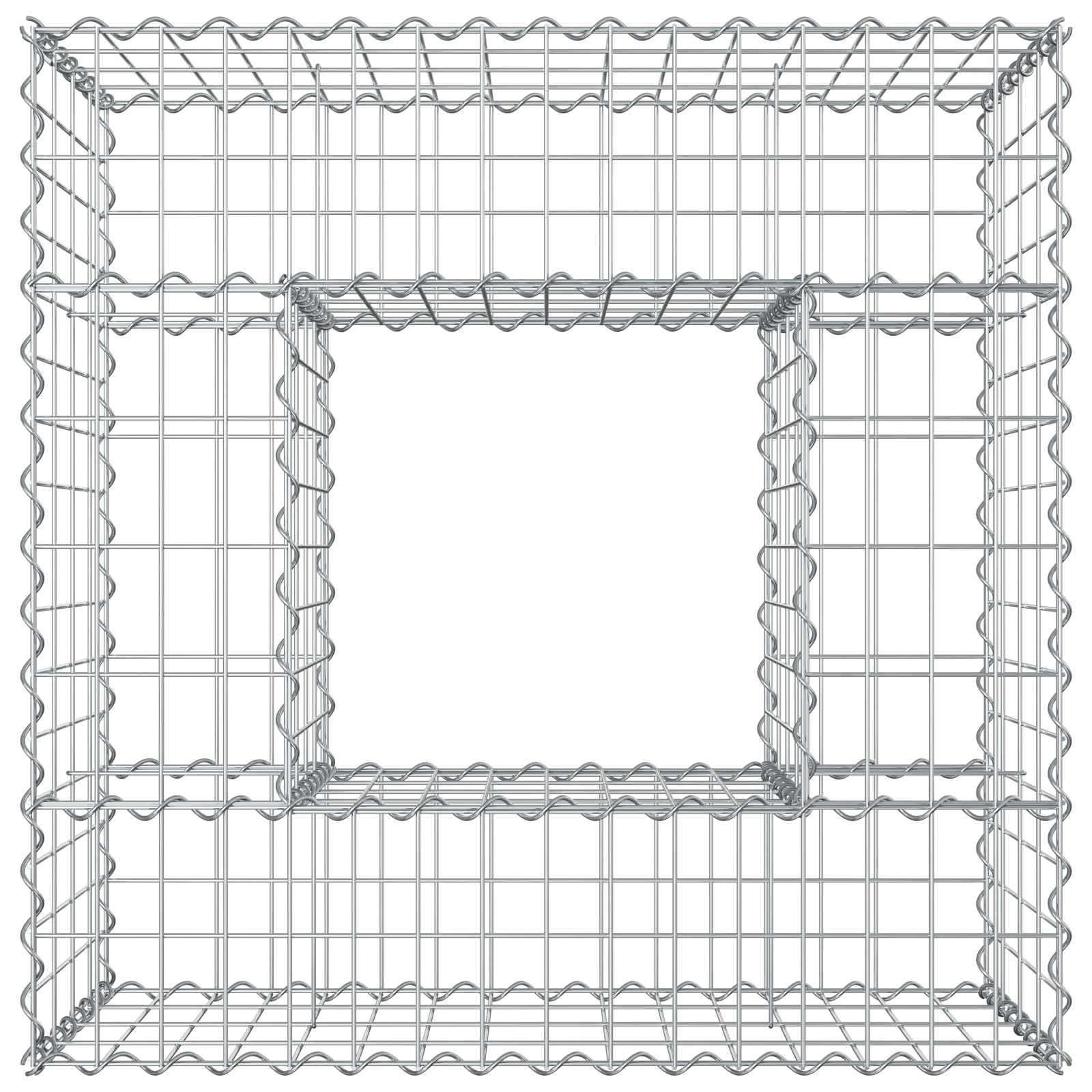 Gabion Kohotettu Peti Hopea