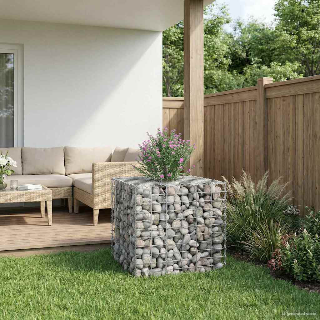 Gabion Kohotettu Peti Hopea
