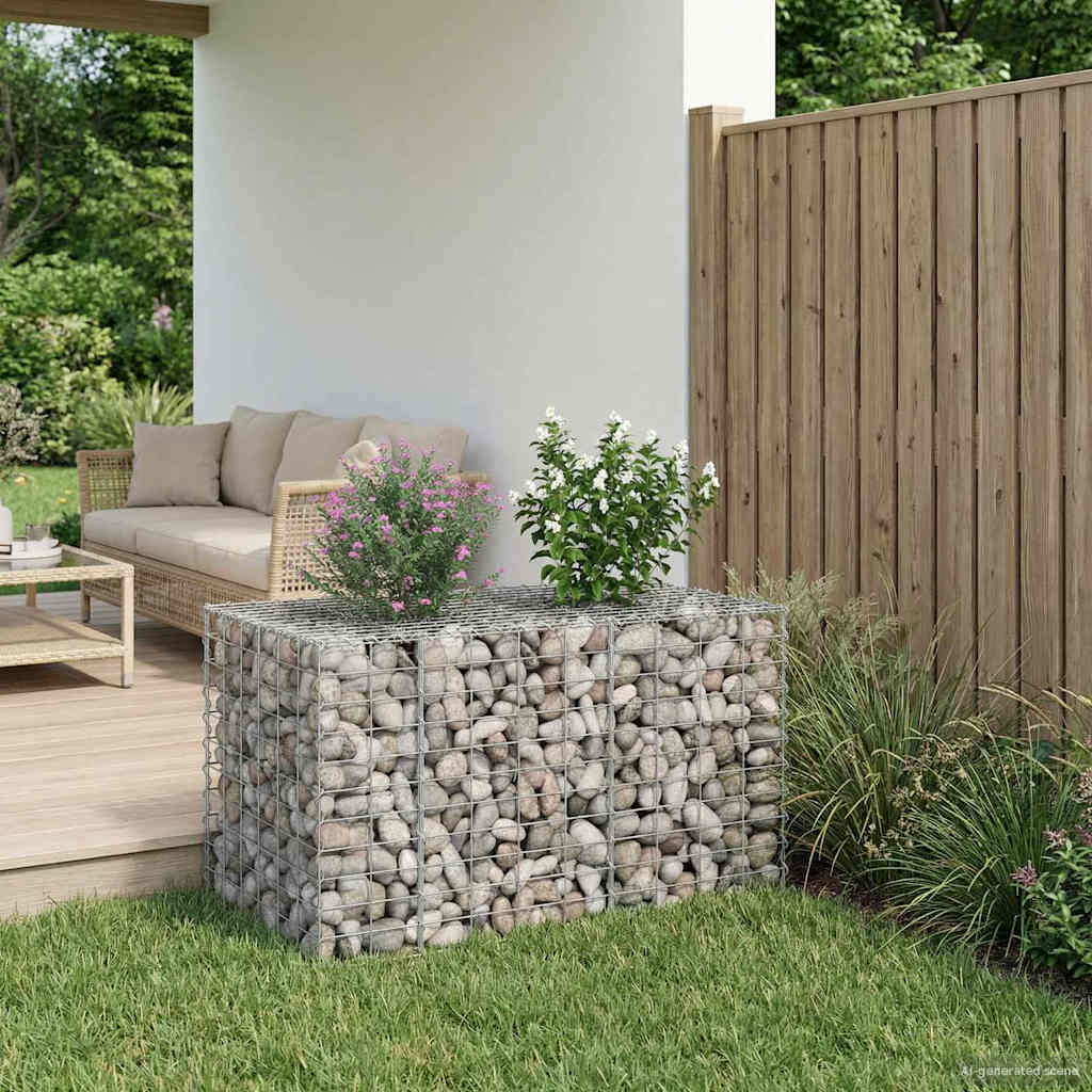 Gabion Kohotettu Peti Hopea