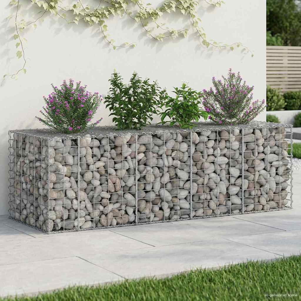 Gabion Kohotettu Peti Hopea