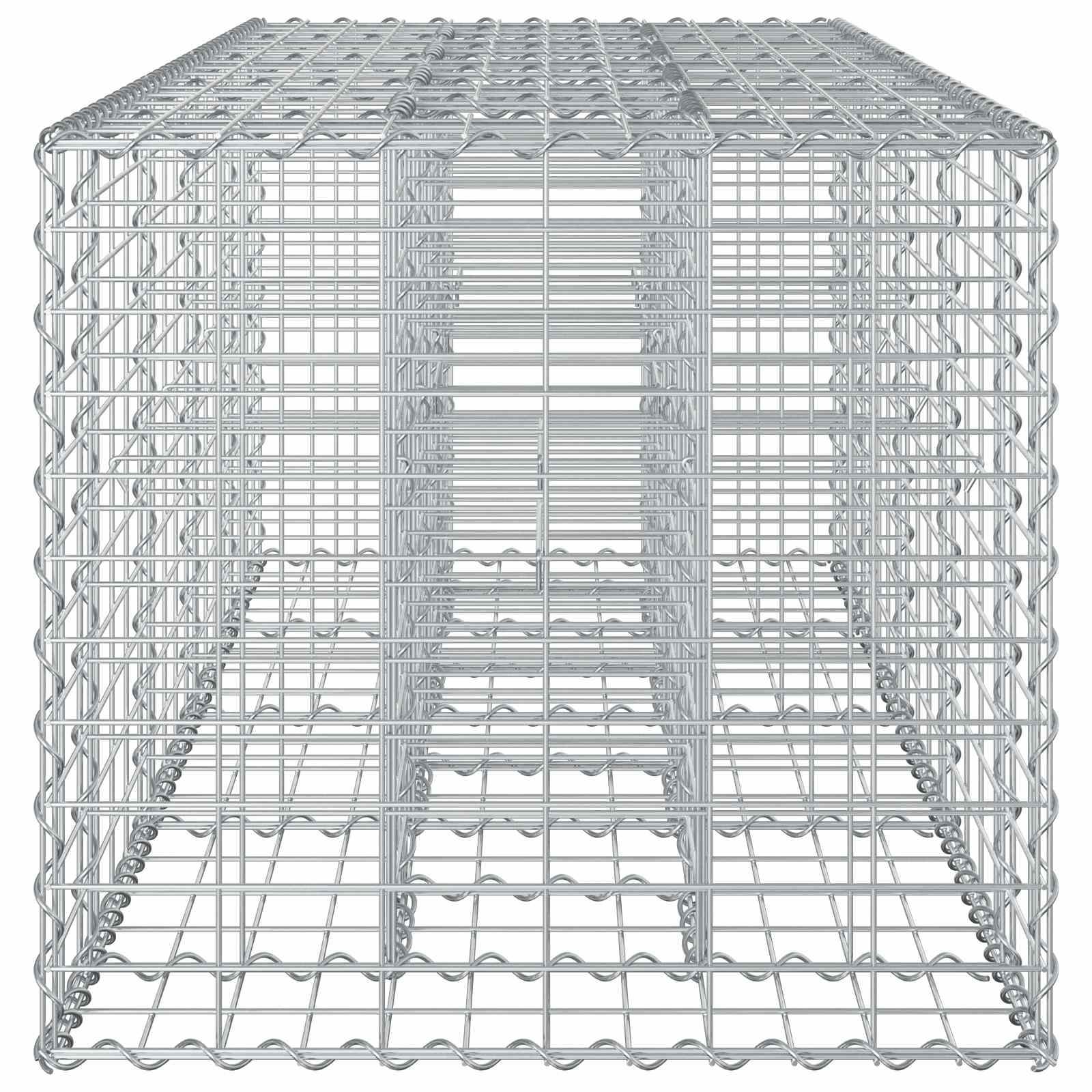 Gabion Kohotettu Peti Hopea