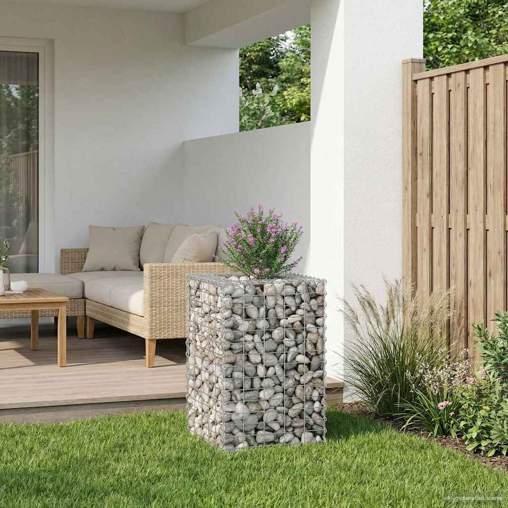 Gabion Kohotettu Peti Hopea