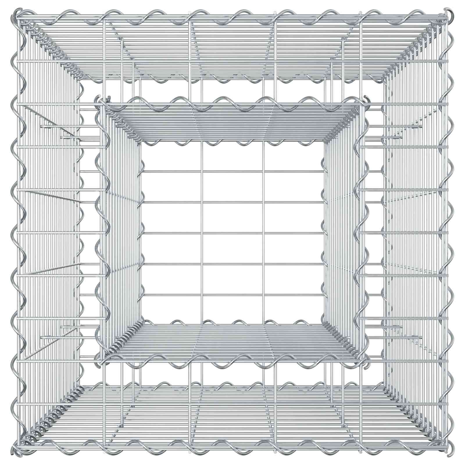 Gabion Kohotettu Peti Hopea