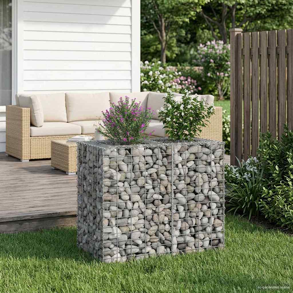 Gabion Kohotettu Peti Hopea