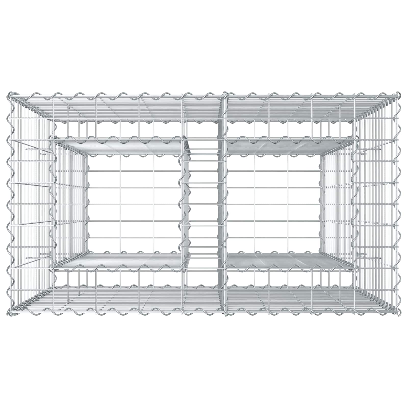 Gabion Kohotettu Peti Hopea