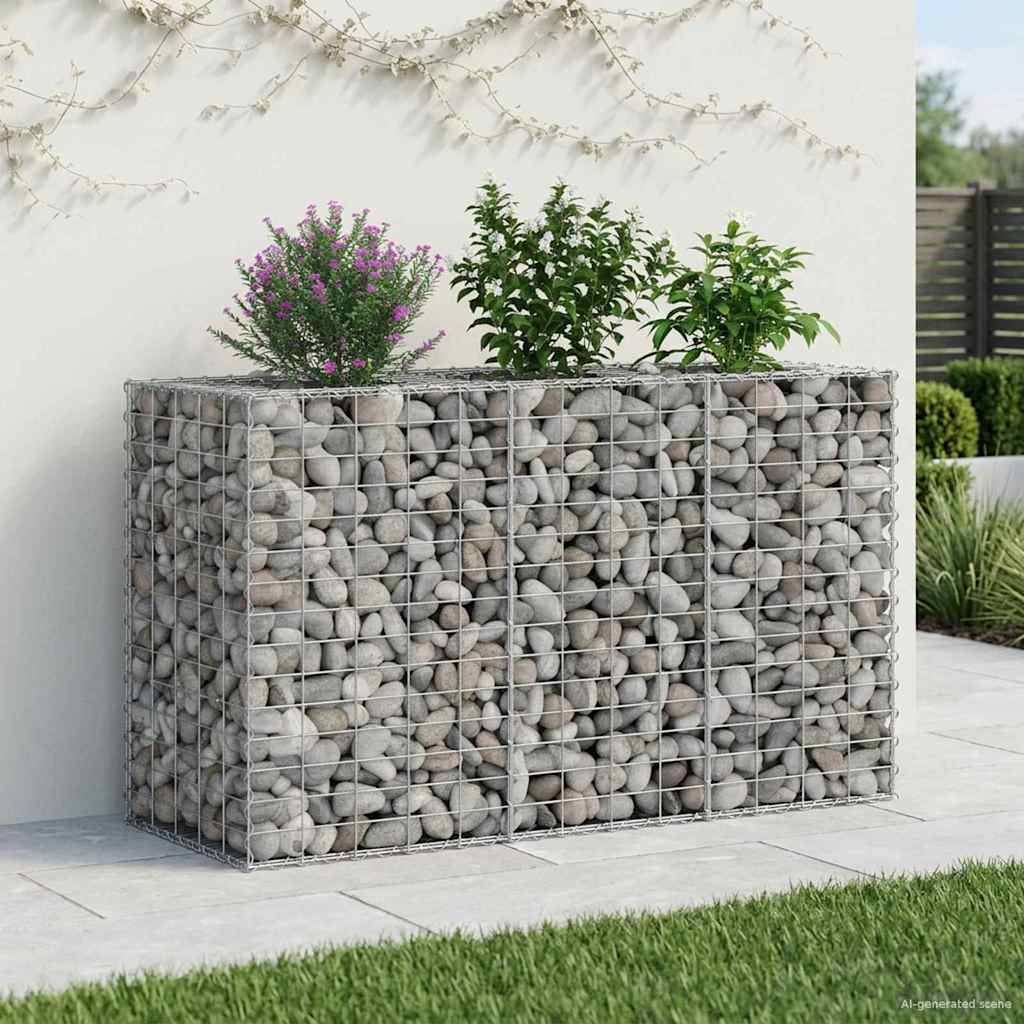 Gabion Kohotettu Peti Hopea