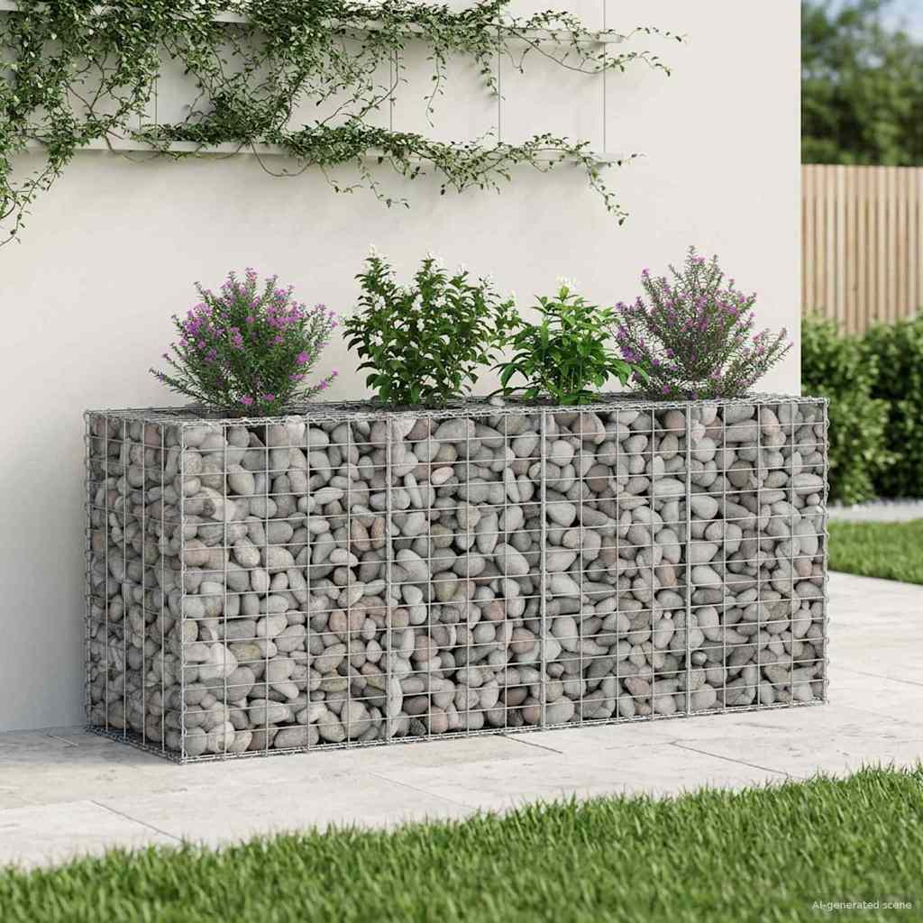 Gabion Kohotettu Peti Hopea