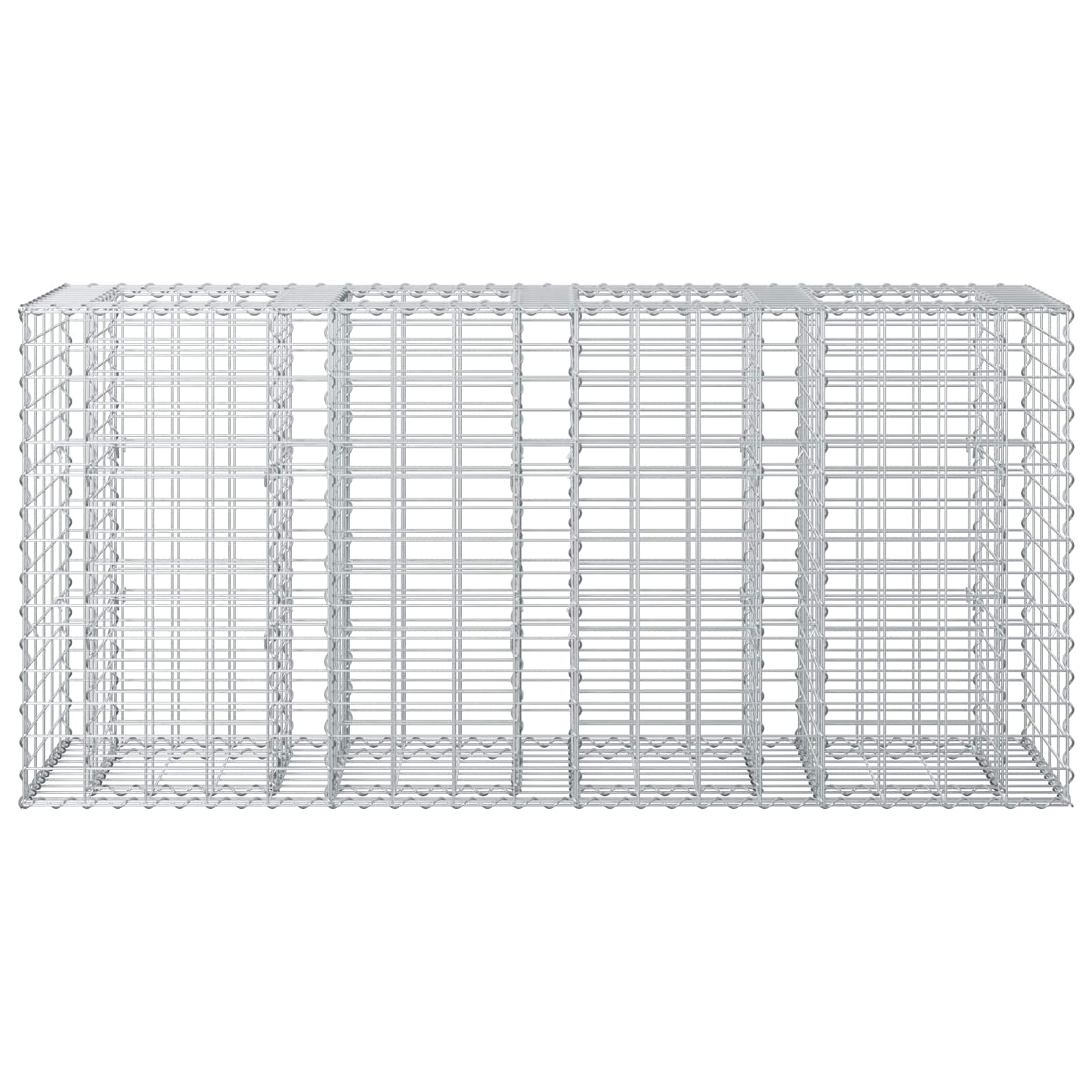 Gabion Kohotettu Peti Hopea